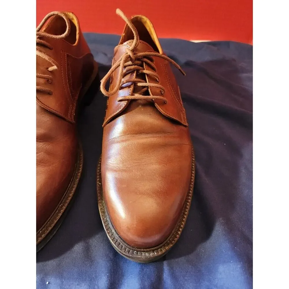 Johnston & Murphy Passport Mens Oxfords Size 9 M Brown Leather 20-1350 Shoes